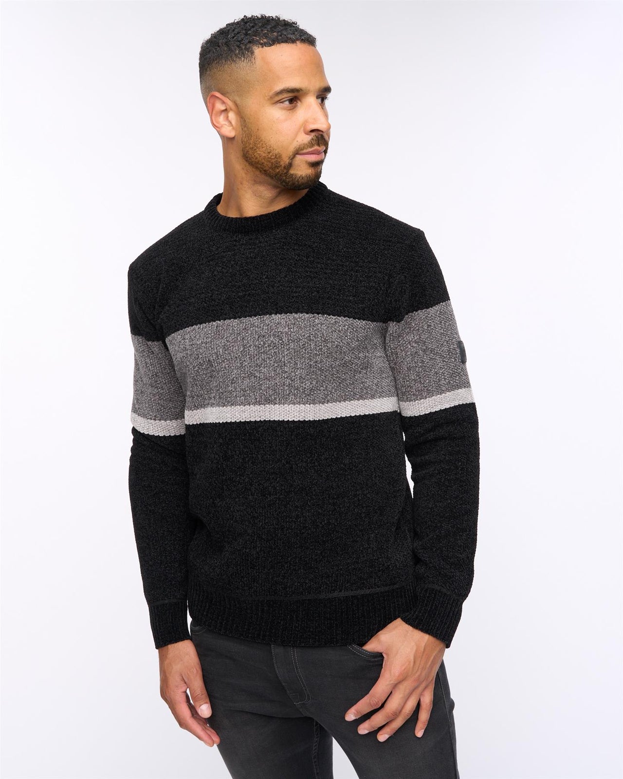 Kirkman Crew Knit Black