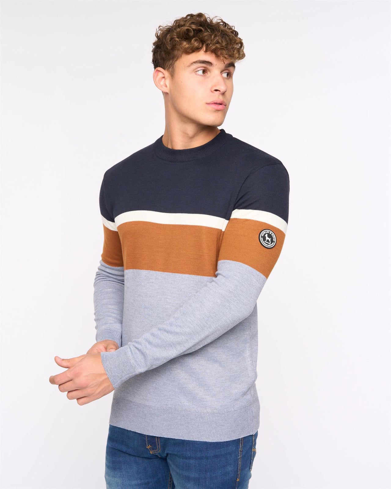 Easedale Crew Knit Grey Marl