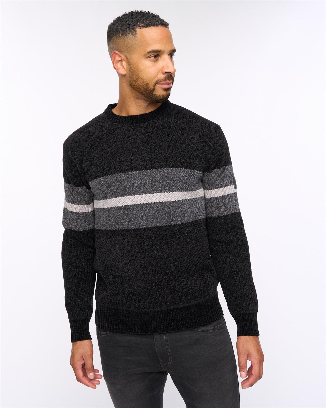 Maskell Crew Knit Black