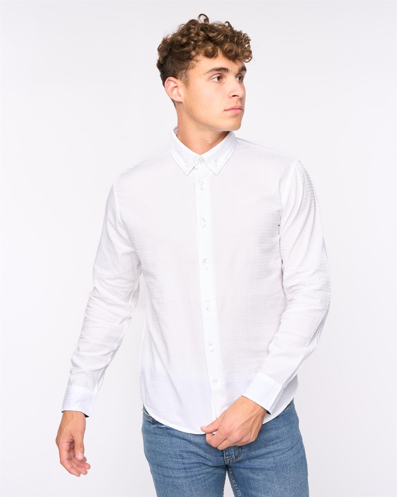 Edgeworth Slim Fit Shirt White