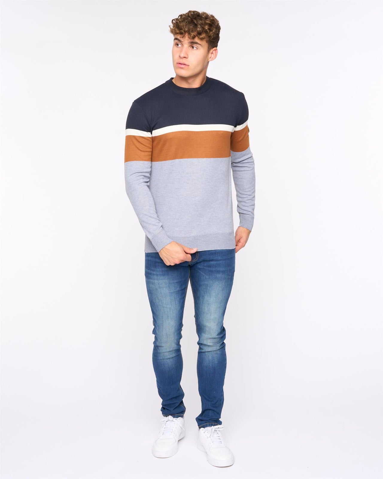Easedale Crew Knit Grey Marl