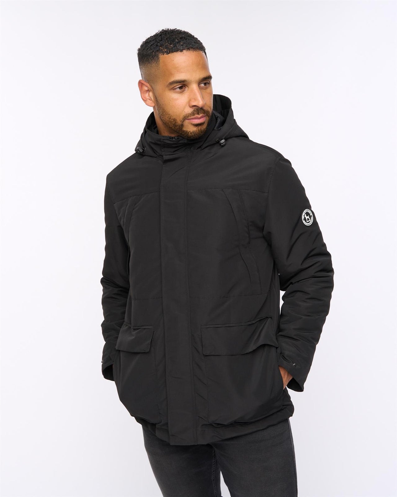 Winward Double Collar Jacket Black