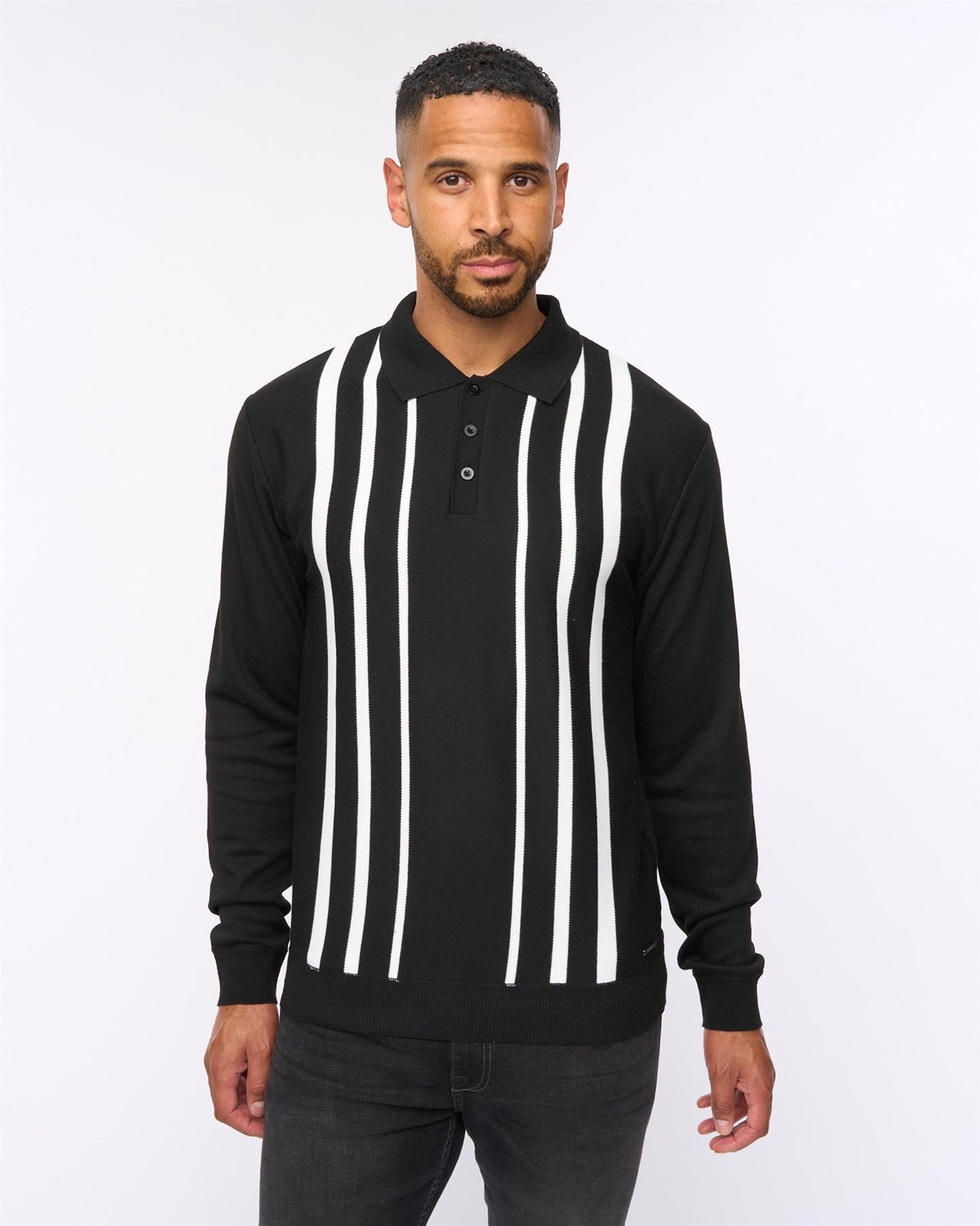 Stalwart Knit Polo Black