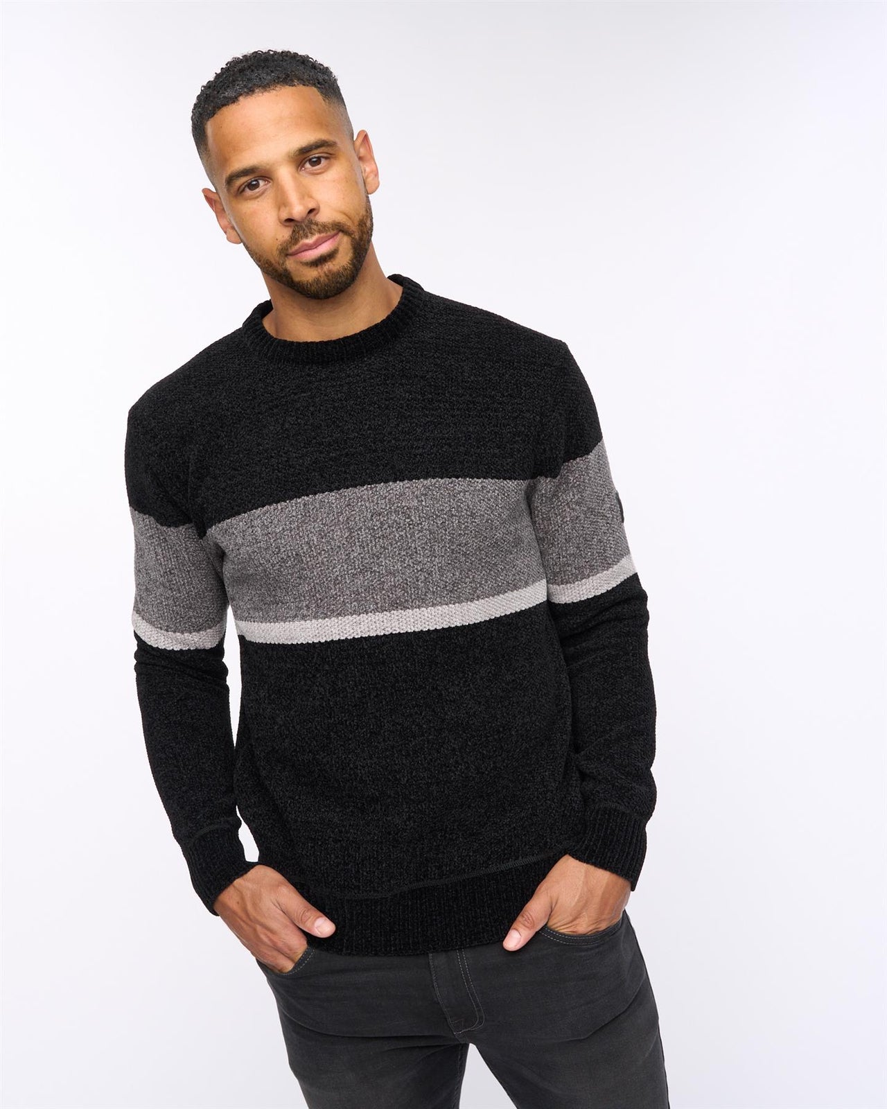 Kirkman Crew Knit Black
