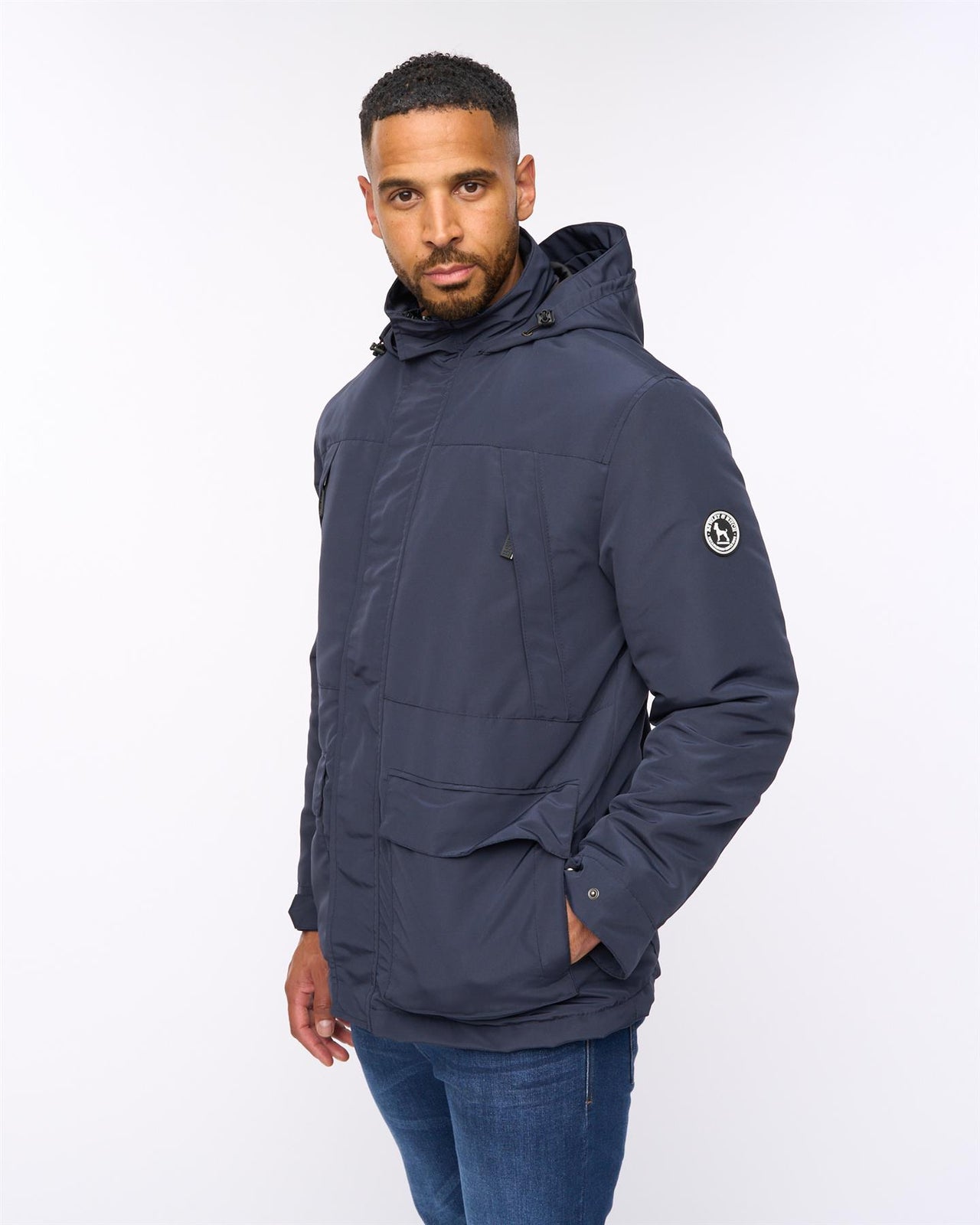 Winward Double Collar Jacket Navy