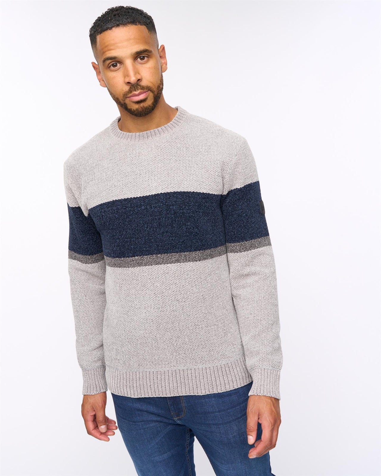 Kirkman Crew Knit Light Grey