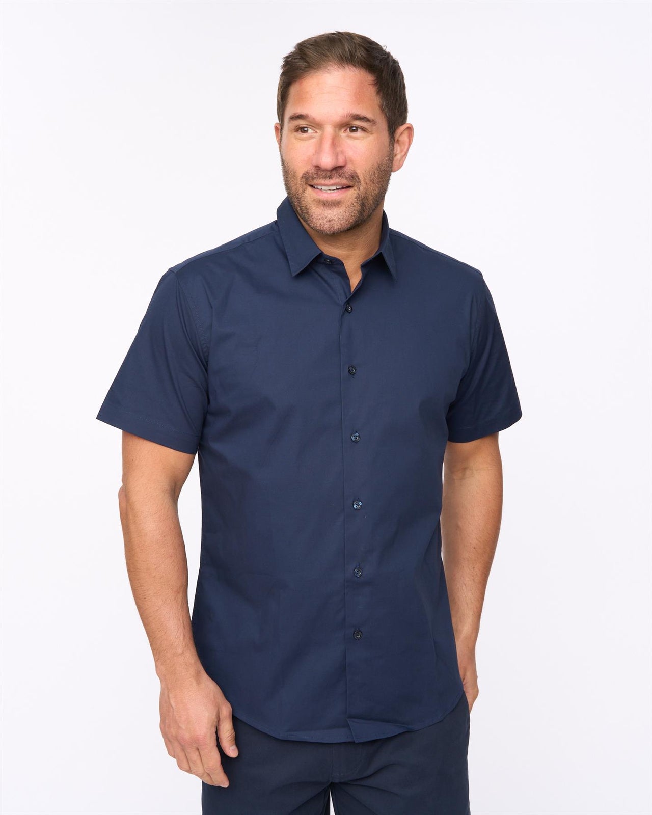 Daymeson Short Sleeve Shirt 2pk Navy/Light Blue