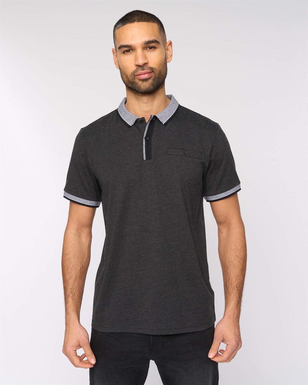 Eastbrook Polo Charcoal Marl