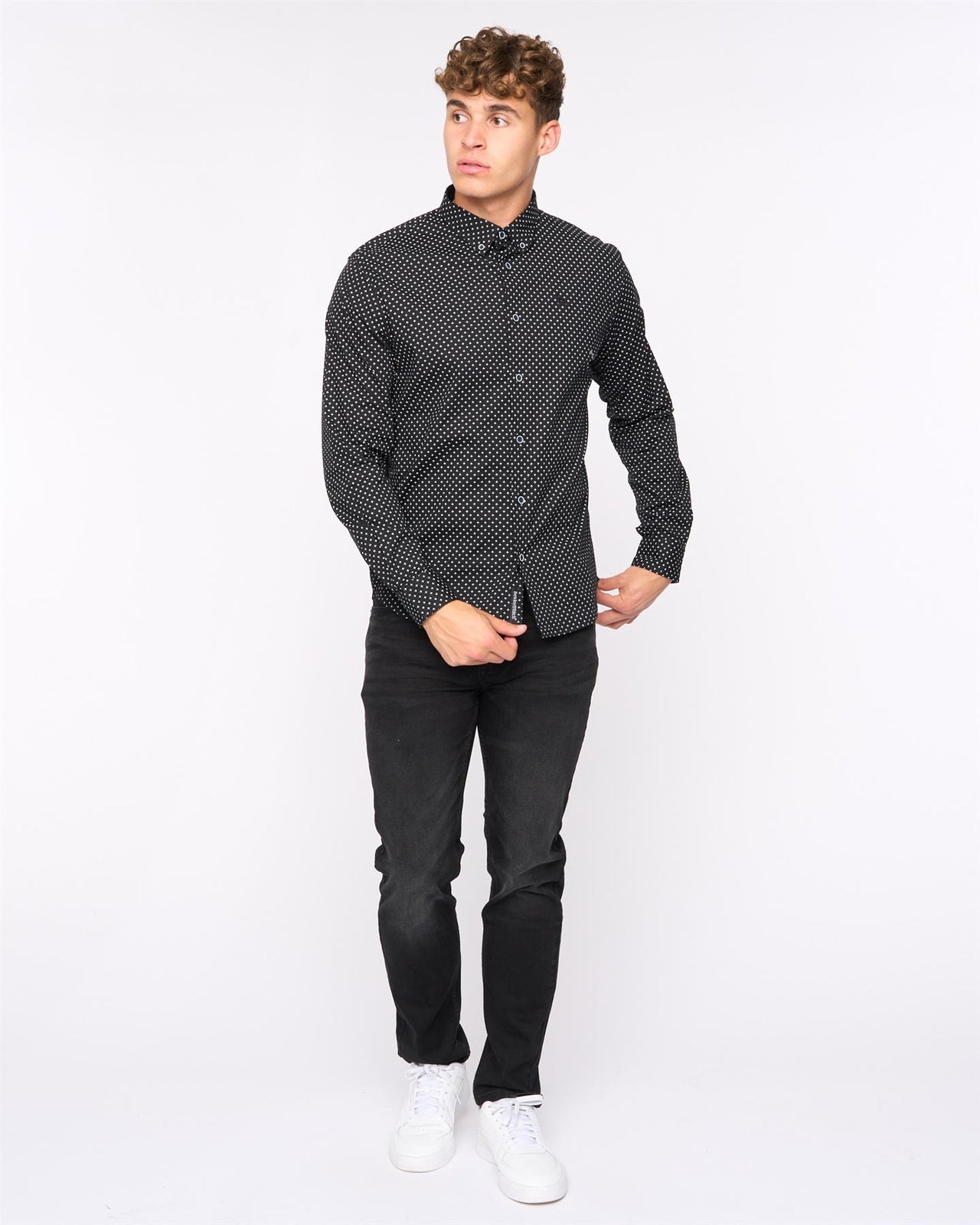 Broadley Slim Fit Shirt Black