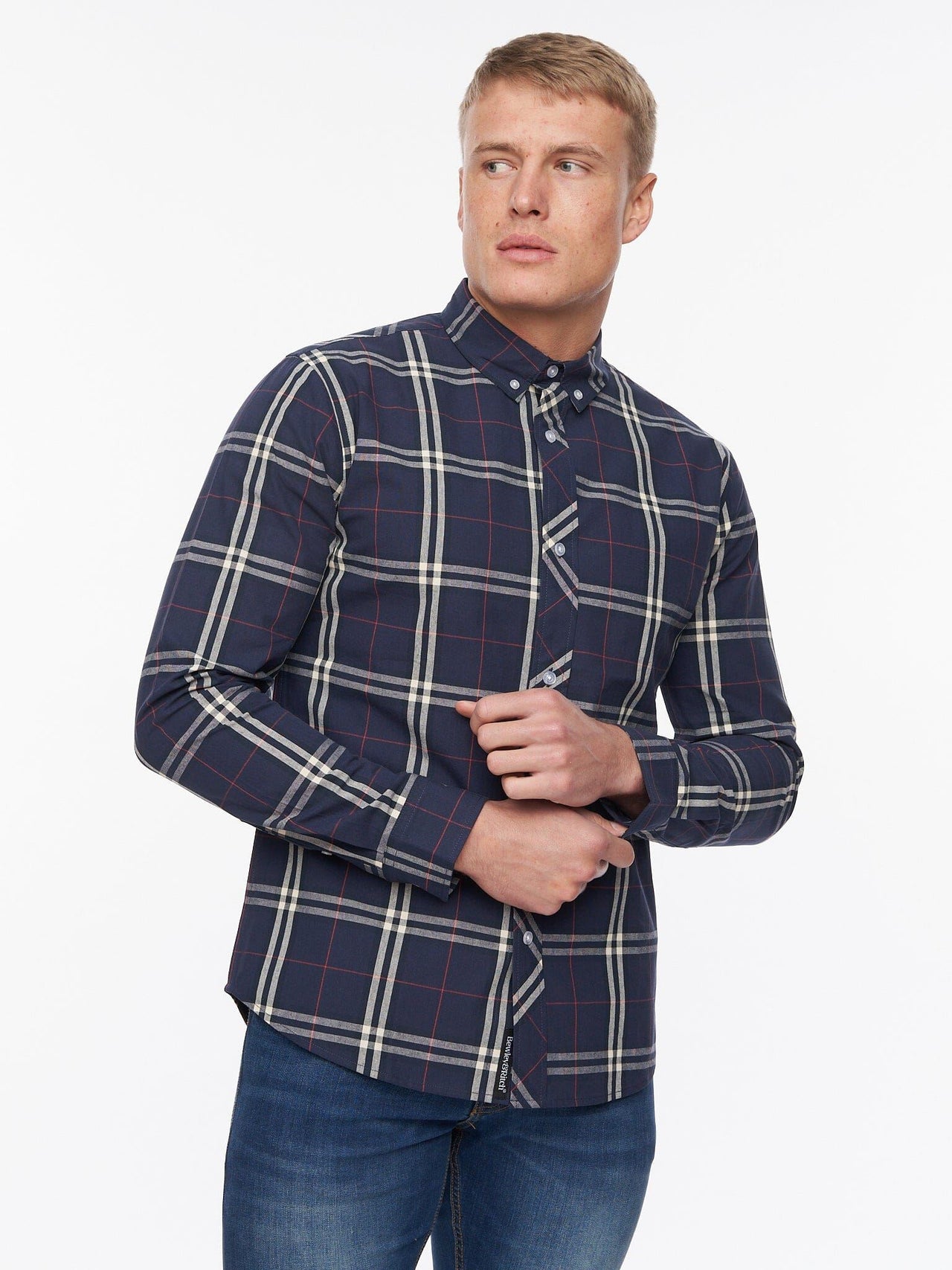 Buford Shirt Navy Check