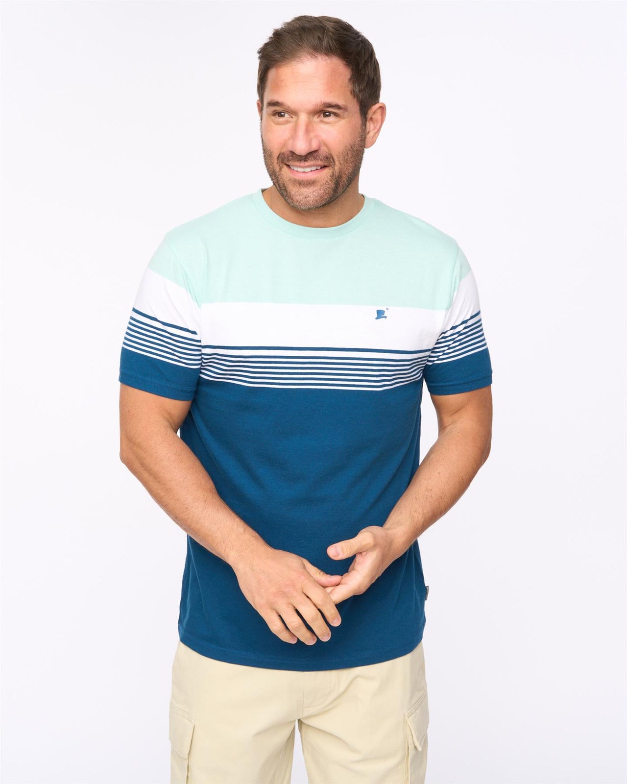 Portmen T-Shirt Mid Blue