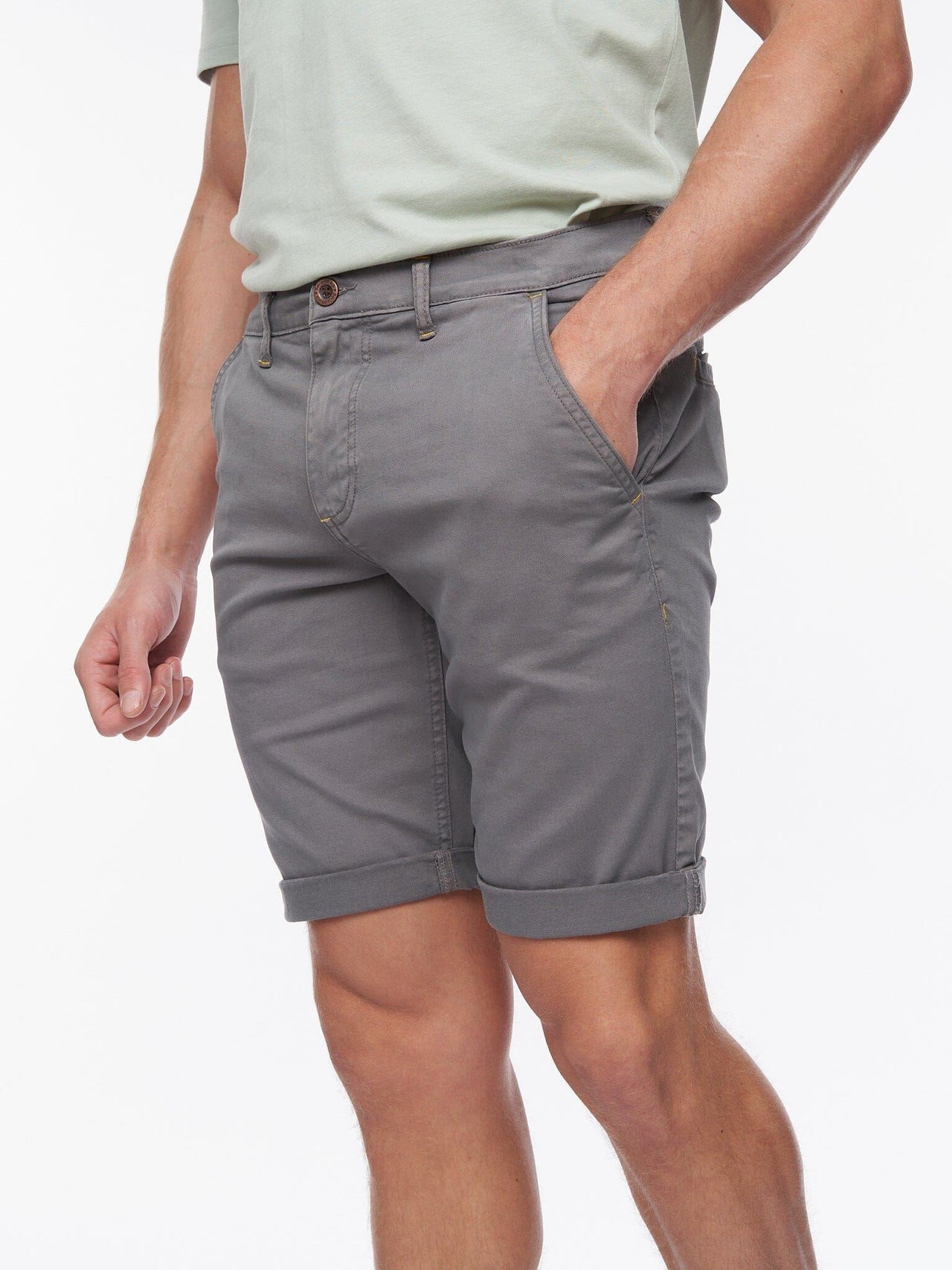 Samwise Chino Shorts Charcoal