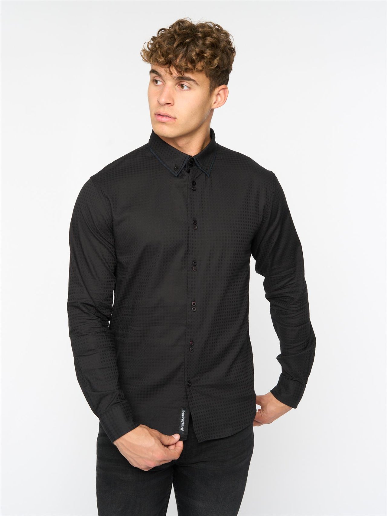 Edgeworth Slim Fit Shirt Black