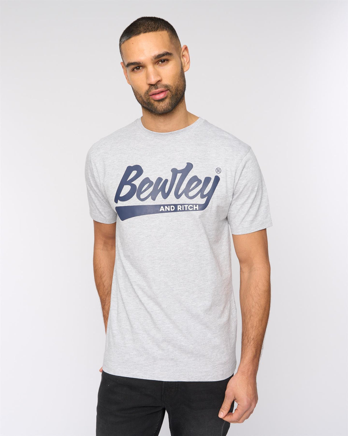 Macklin T Shirt Light Grey Marl