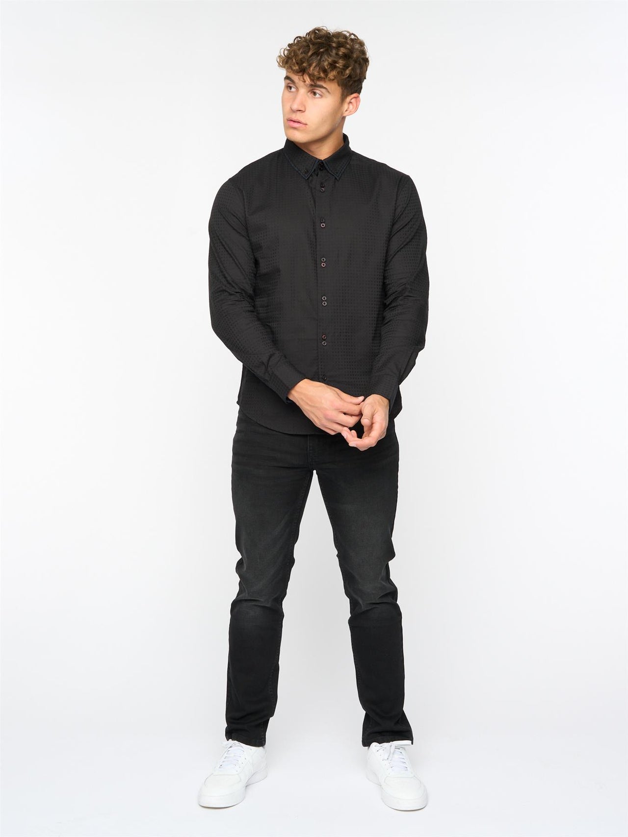 Edgeworth Slim Fit Shirt Black