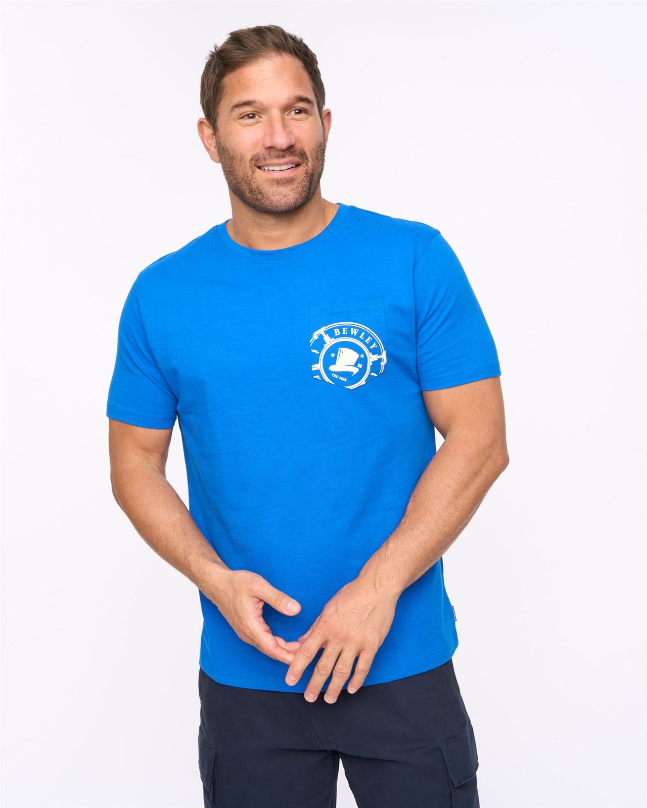 Kinson T-Shirt Mid Blue