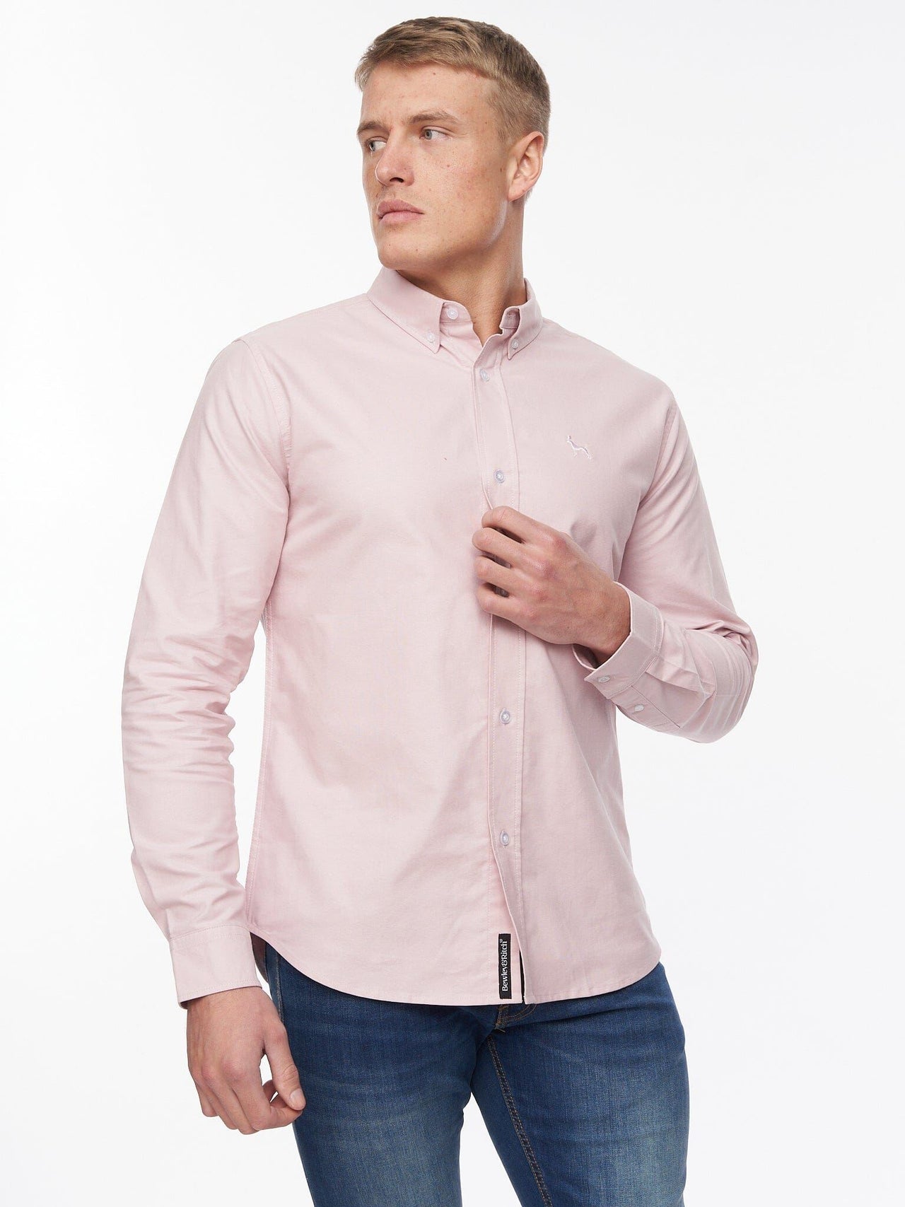 Ervin Oxford Shirt Light Pink