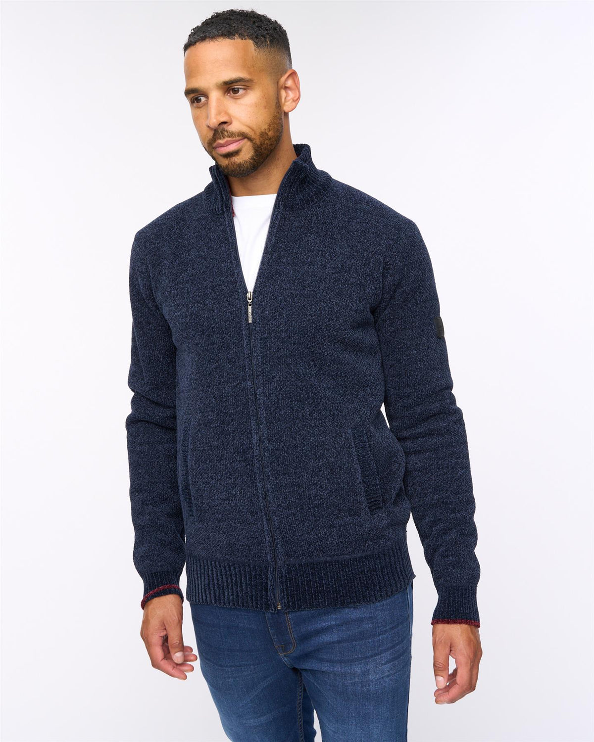 Gladstone Funnel Kneck Zip Knit