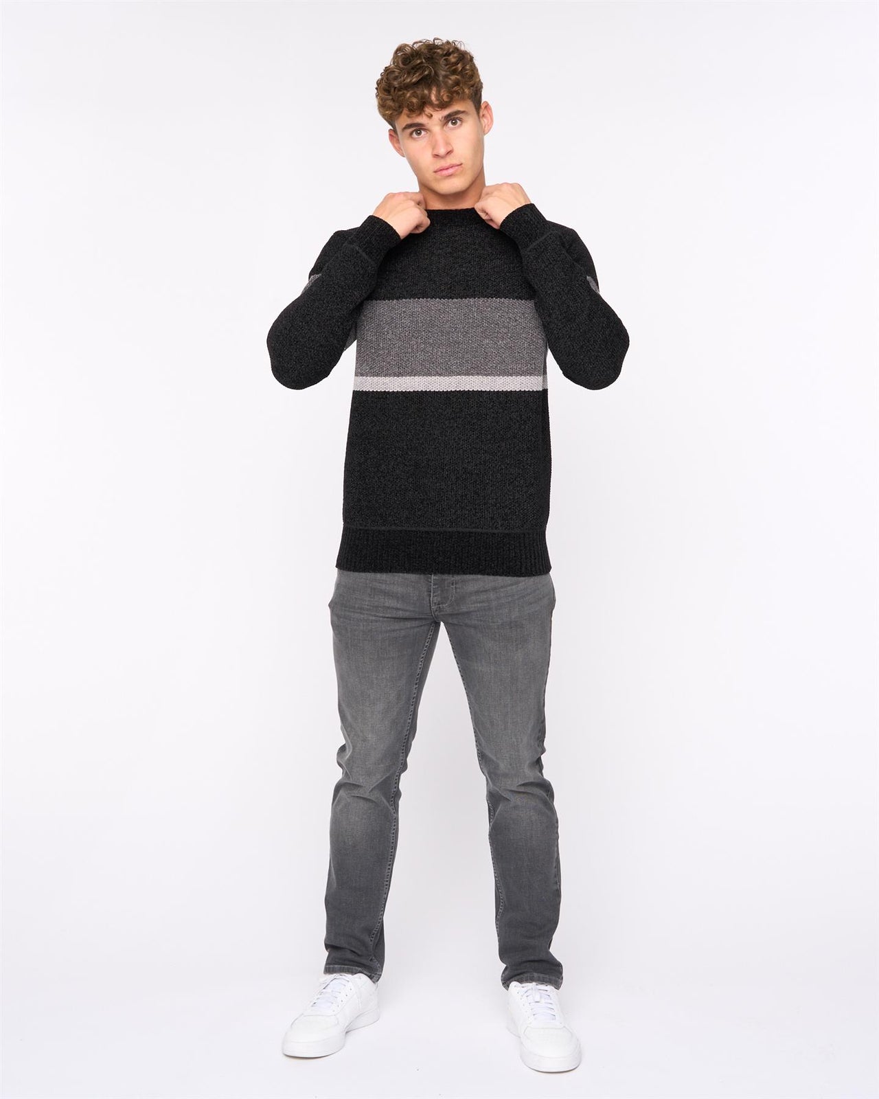 Kirkman Crew Knit Black