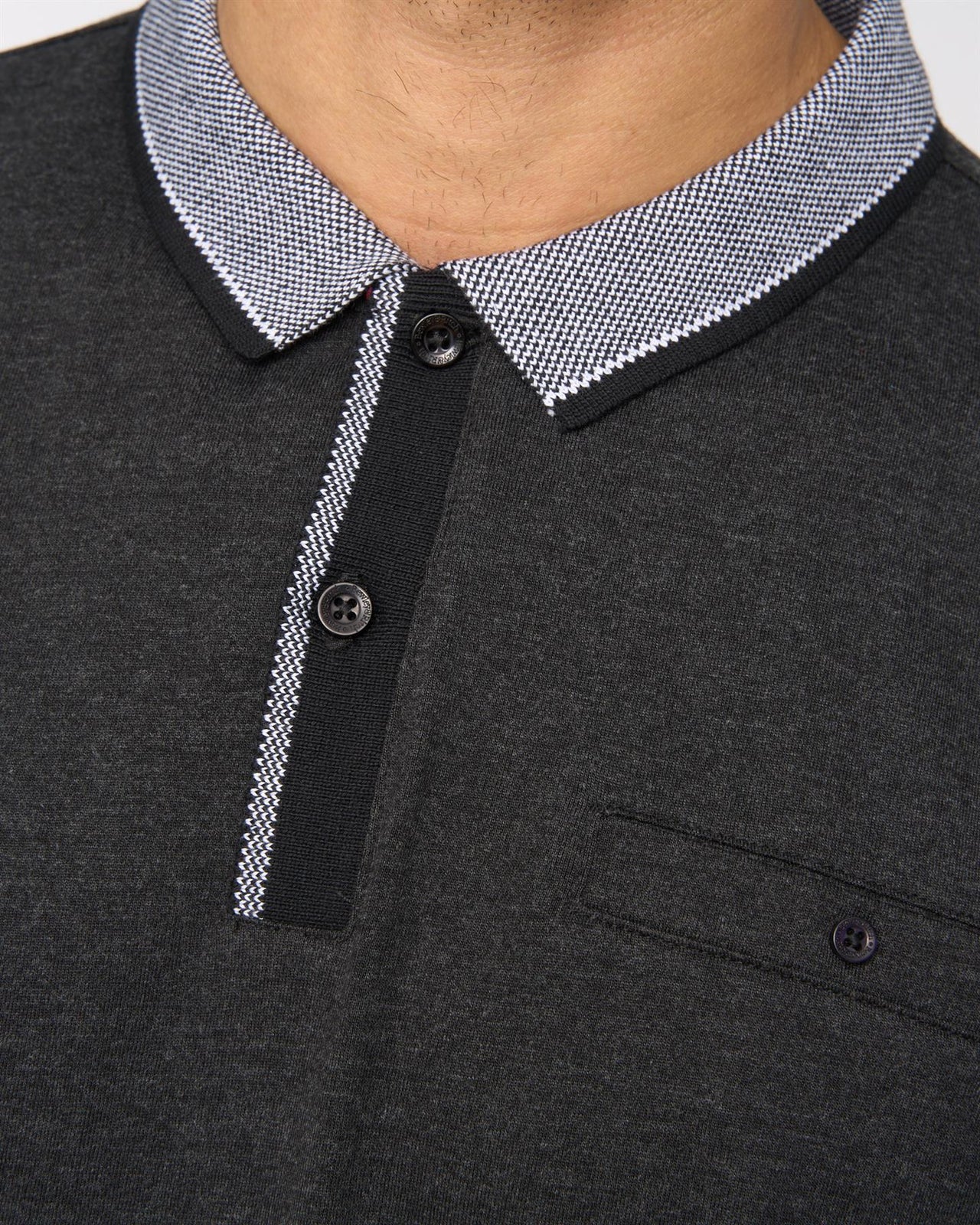 Eastbrook Polo Charcoal Marl