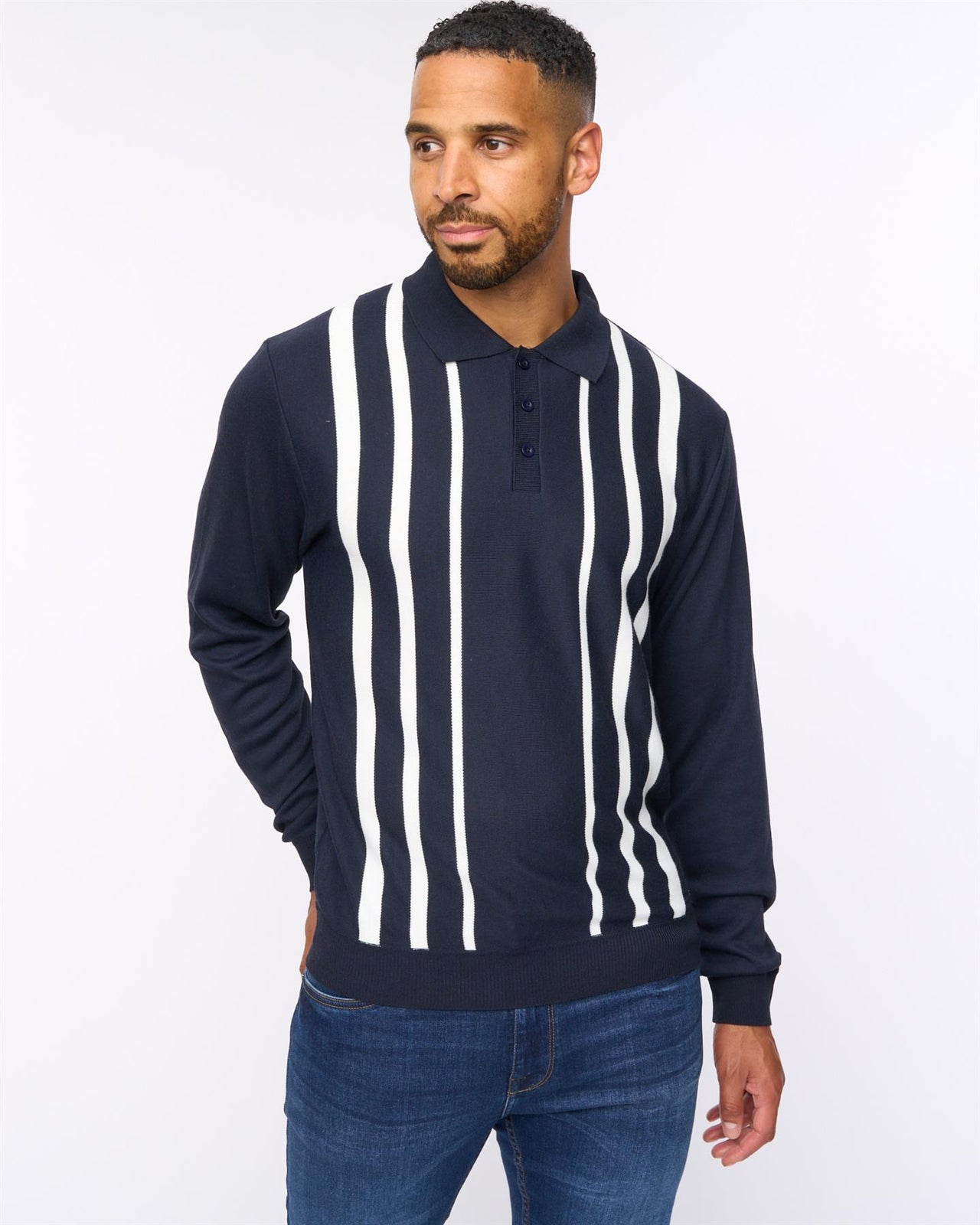Stalwart Knit Polo Navy