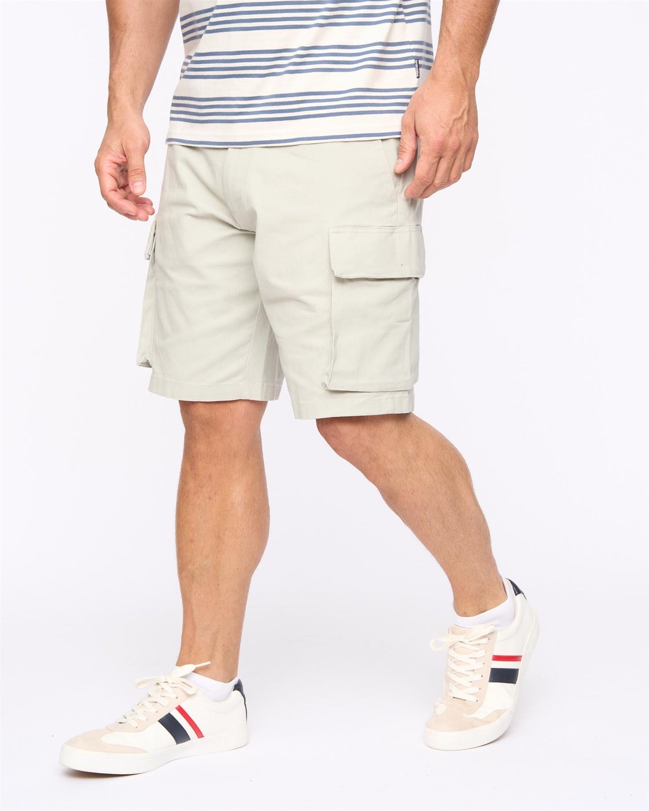 Seaford Cargo Shorts Light Grey