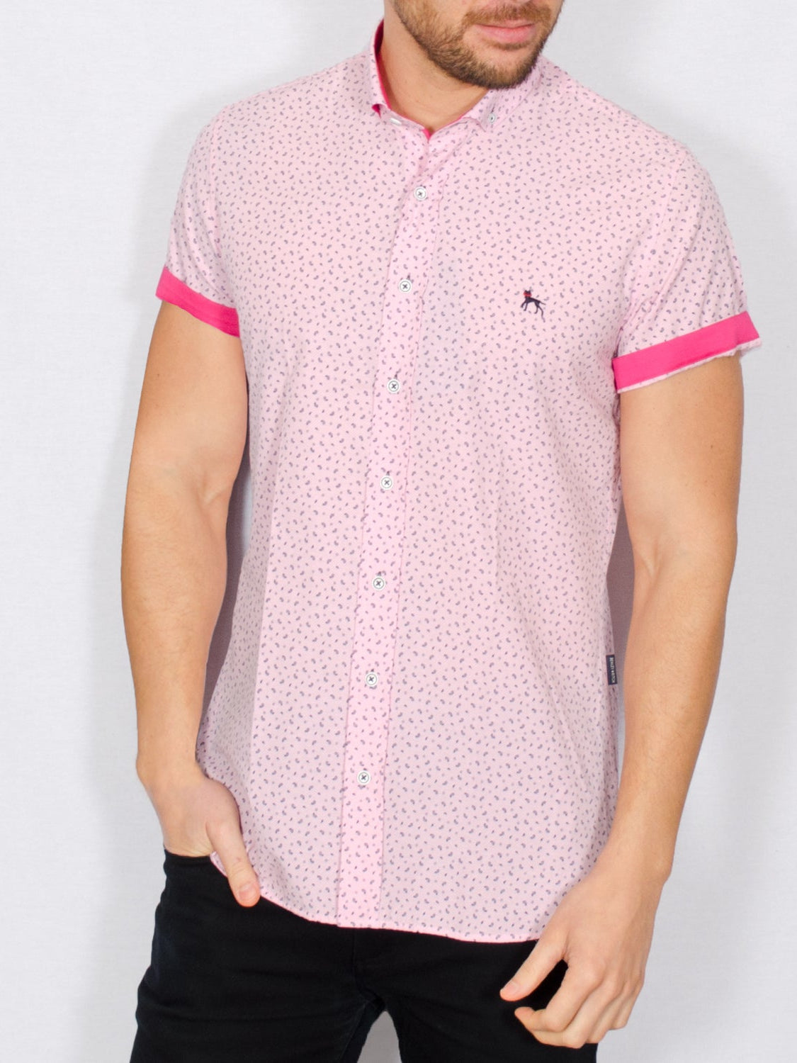 Blanca Short Sleeve Shirt Pink