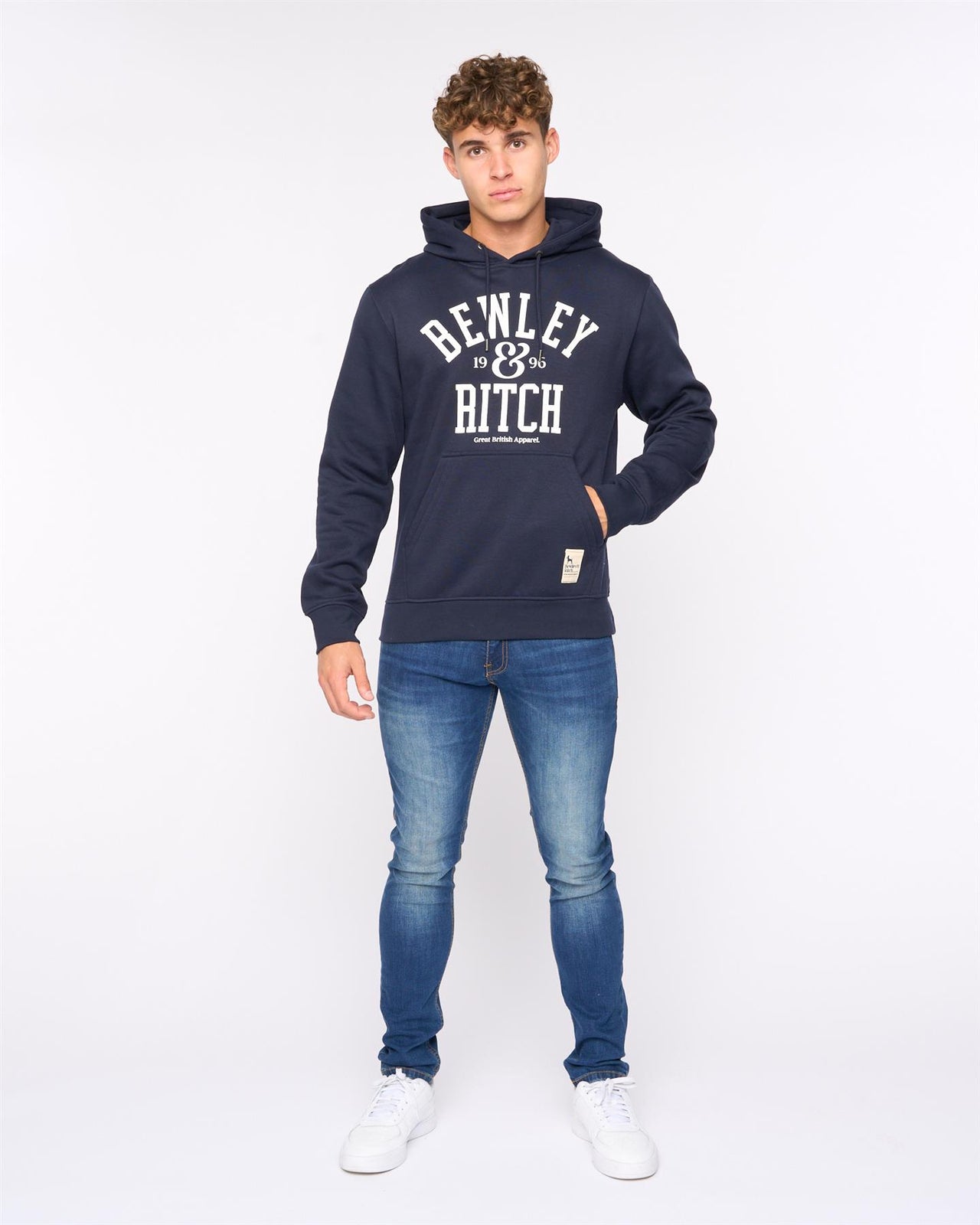 Nuford Hoodie Navy