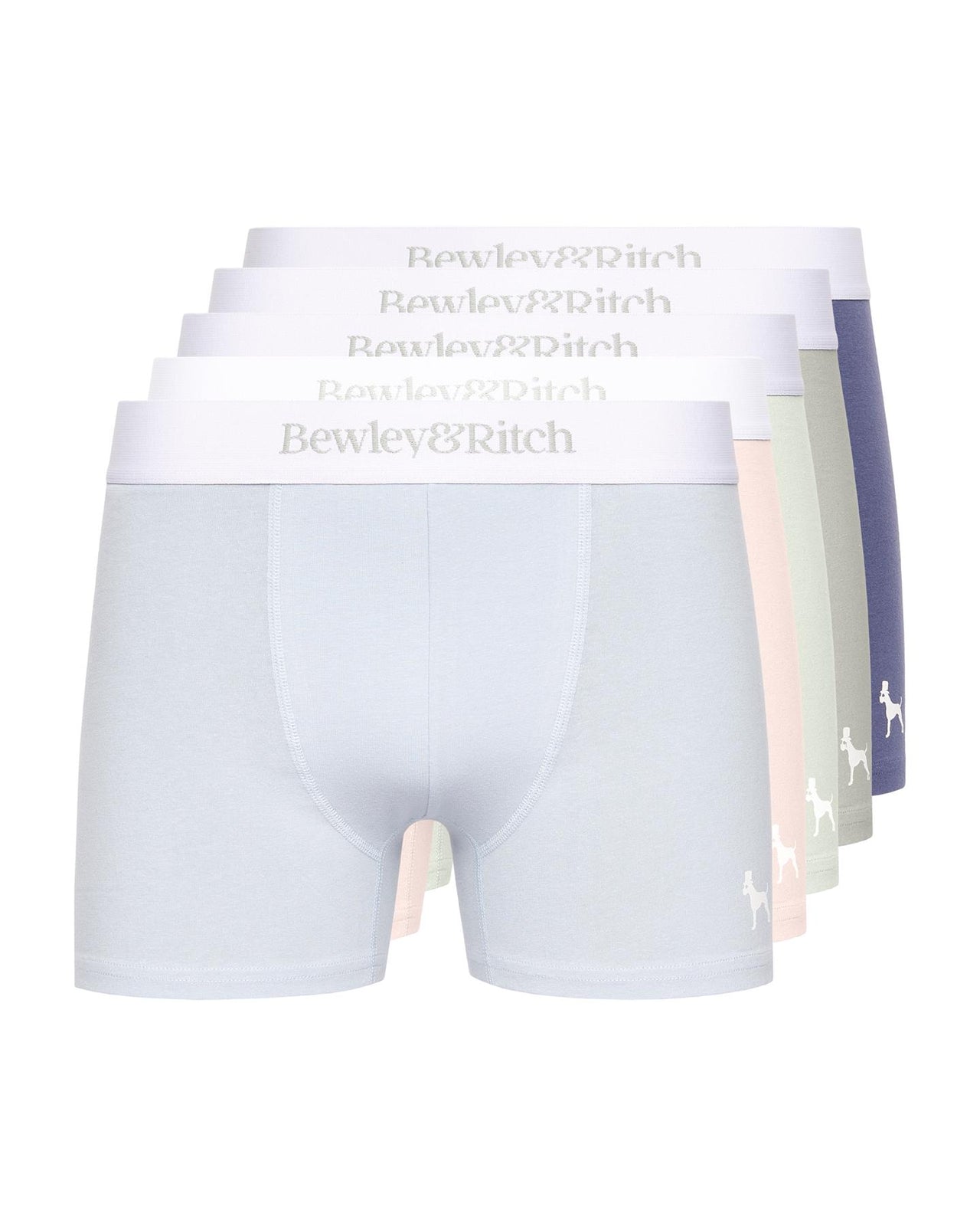 Albireo Boxers 5pk Pastel Mix