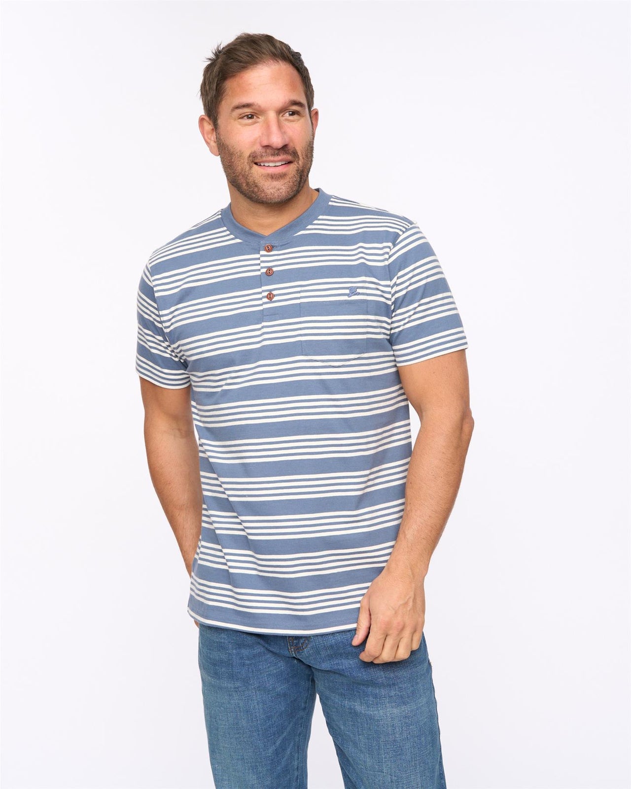 Brigman T-Shirt Denim Blue