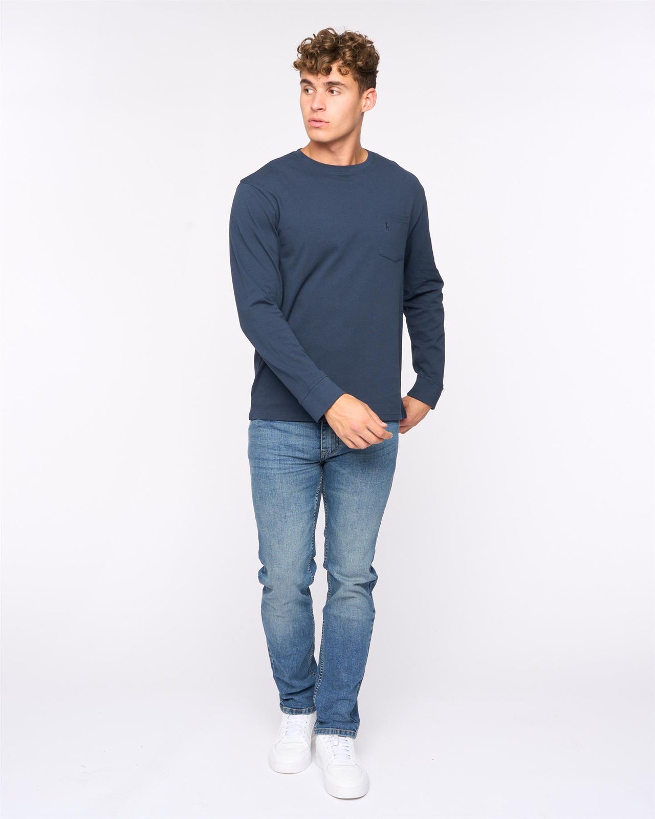 Apsley Long Sleeve T-Shirt Navy