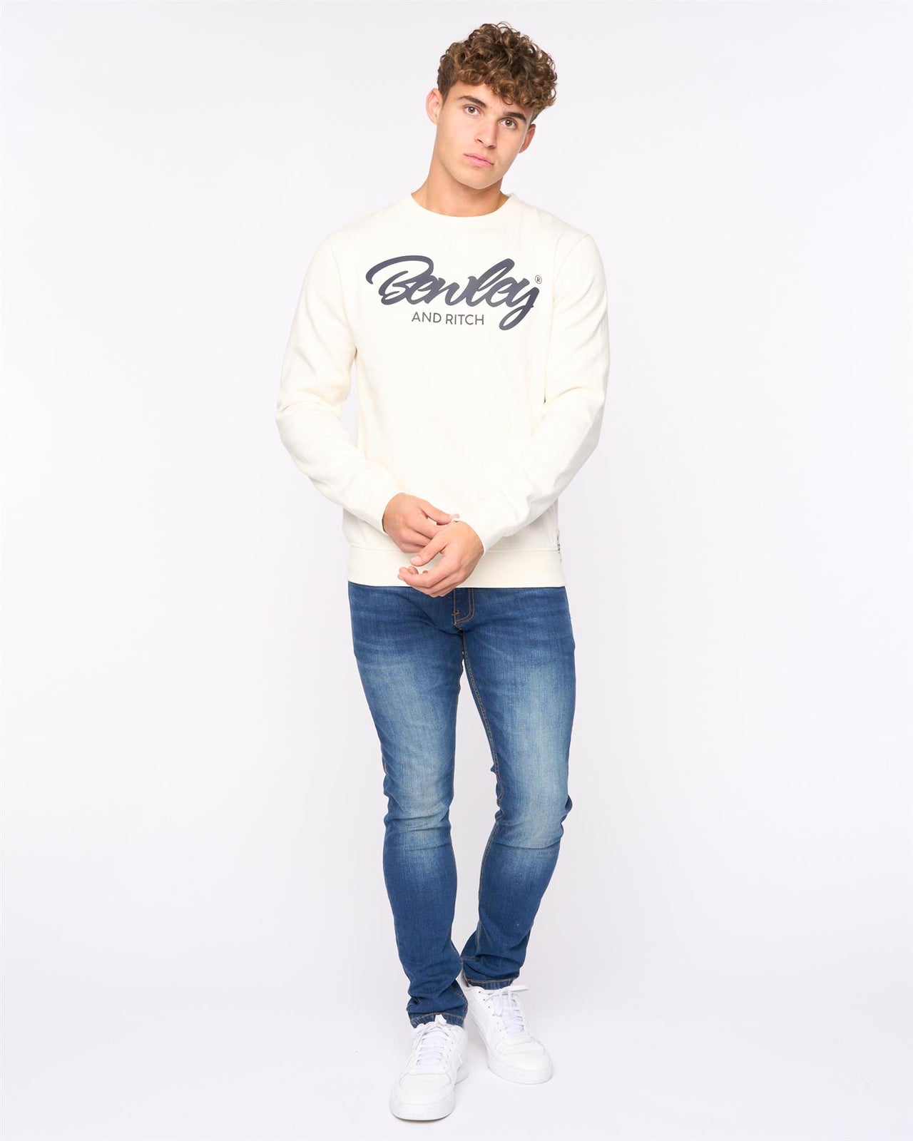 Yardley Crew Sweat Off White