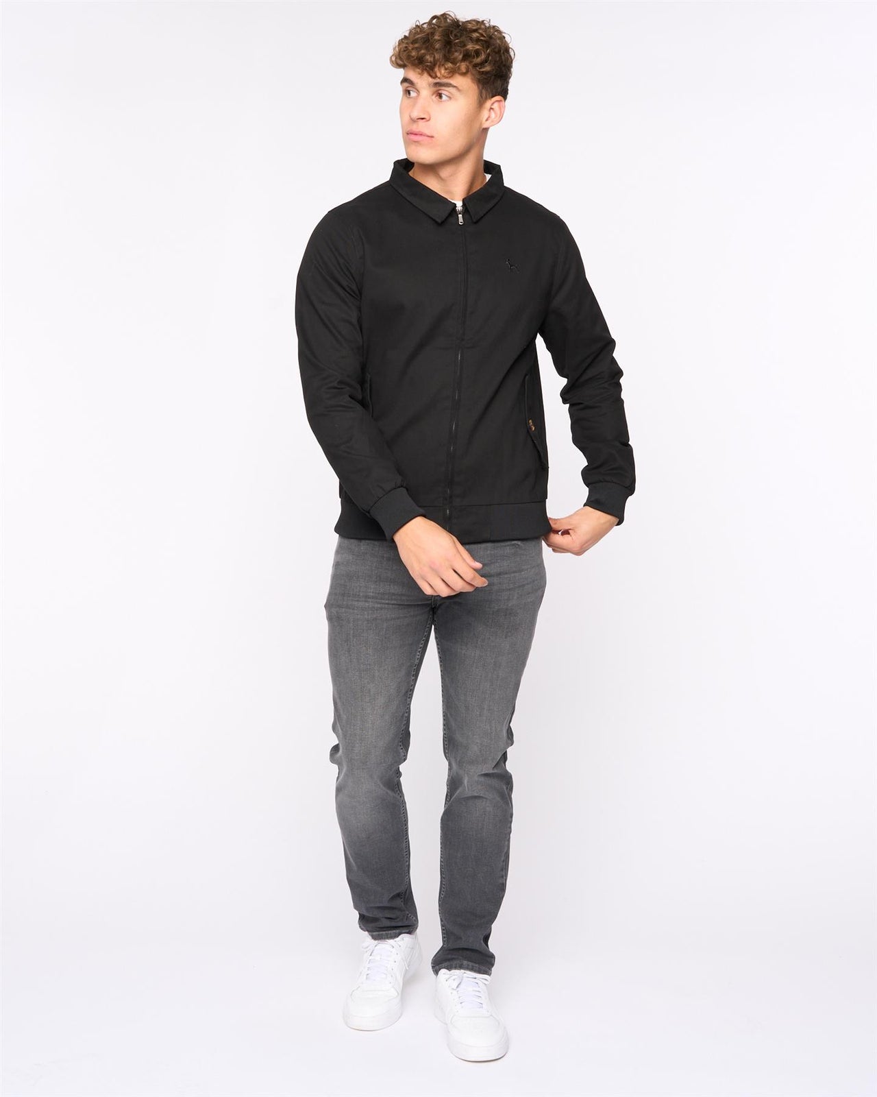 Dartmoore Harrington Twill Jacket Black