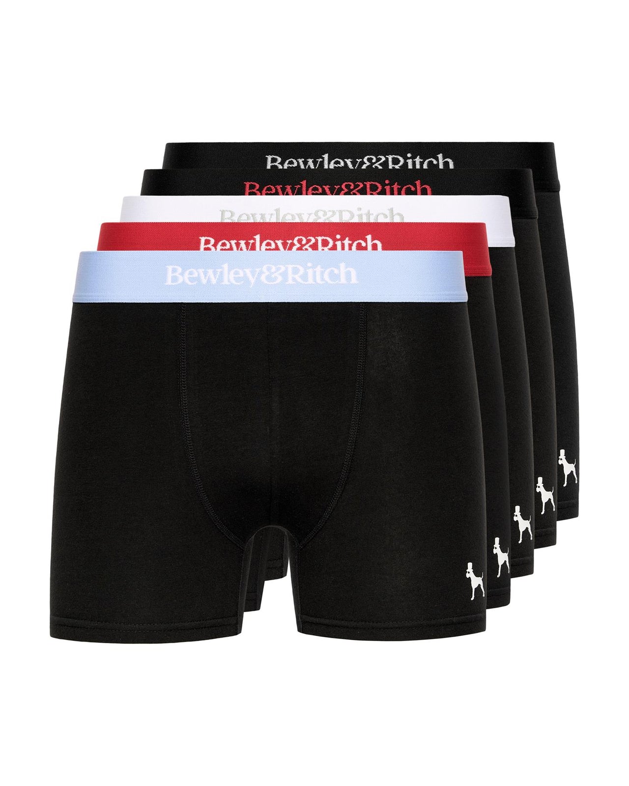 Columba Boxers 5pk Black