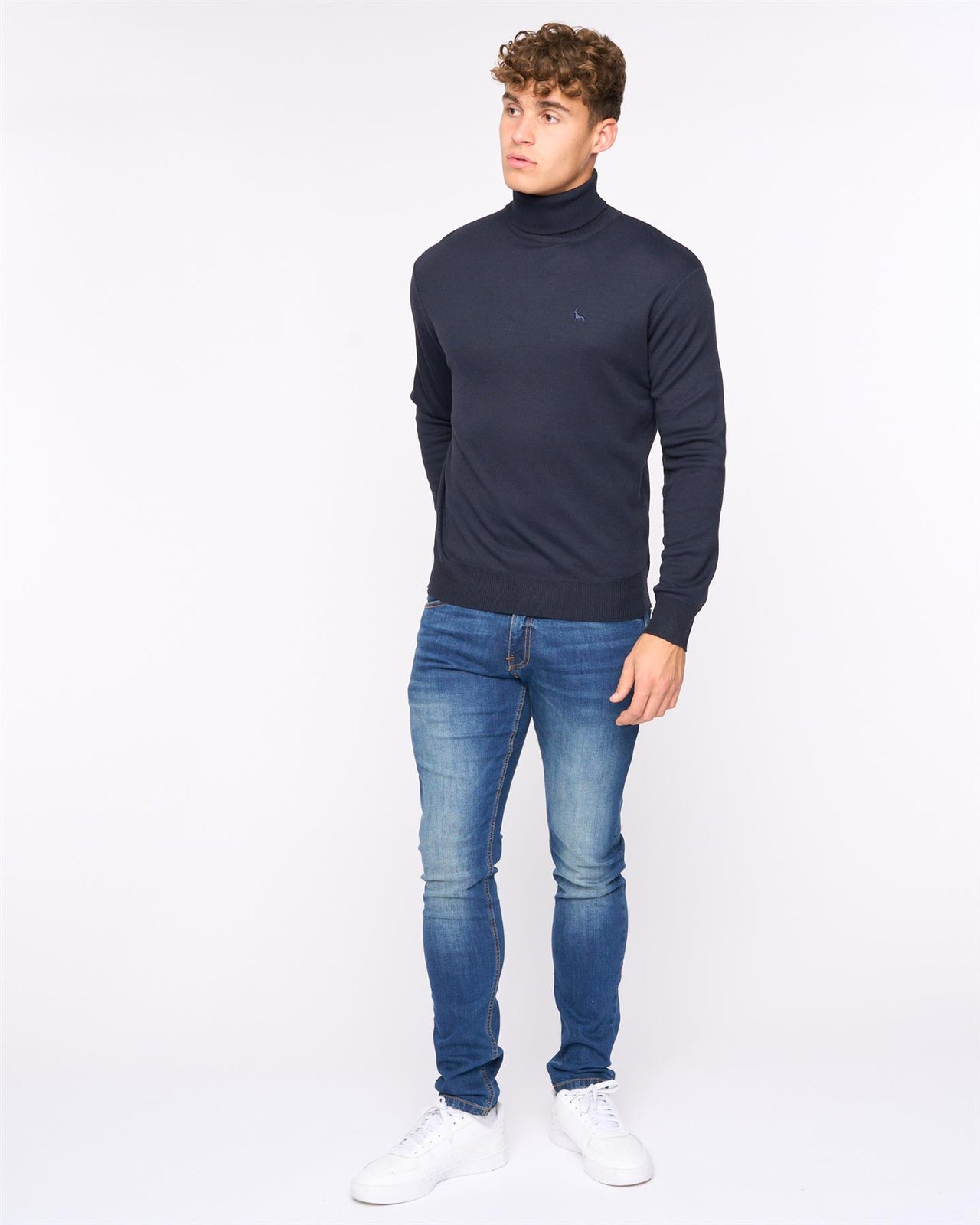 Cliveden Turtle Neck Knit Navy