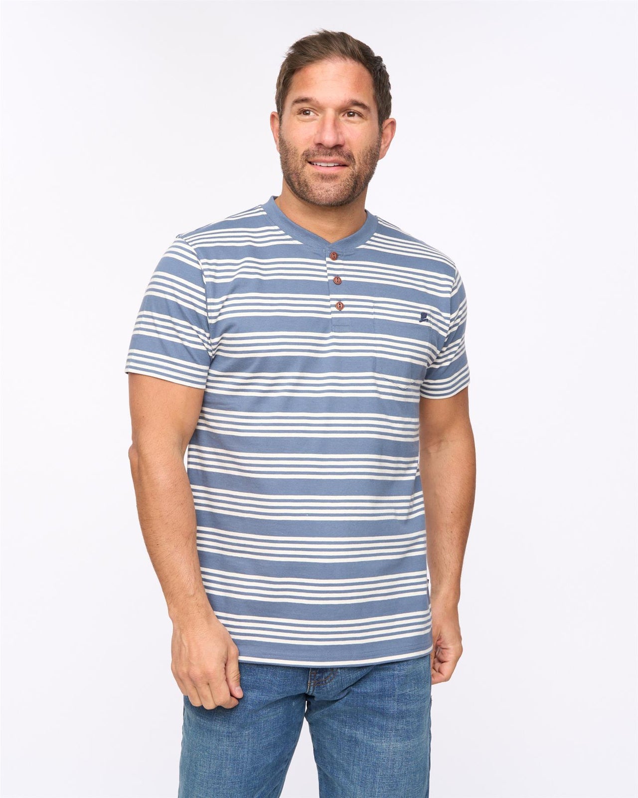 Brigman T-Shirt Denim Blue