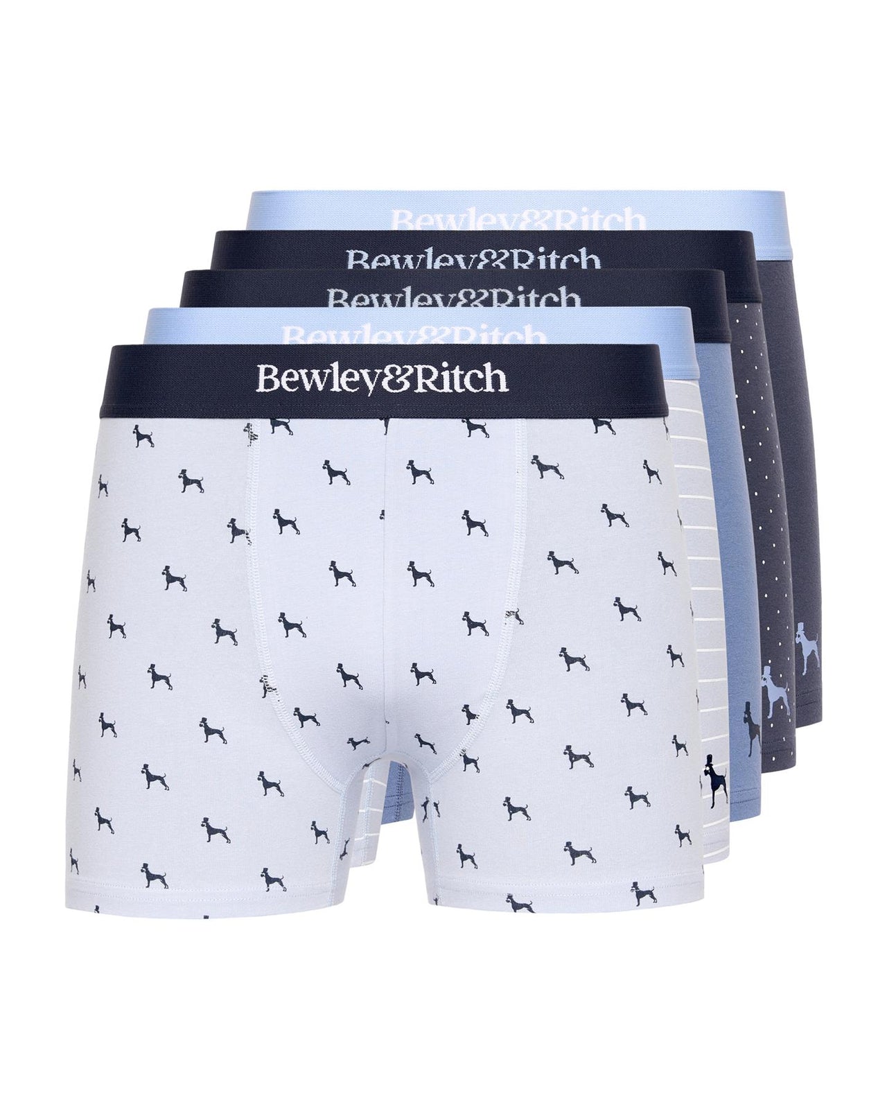 Mirador Boxers 5pk Blue Mix