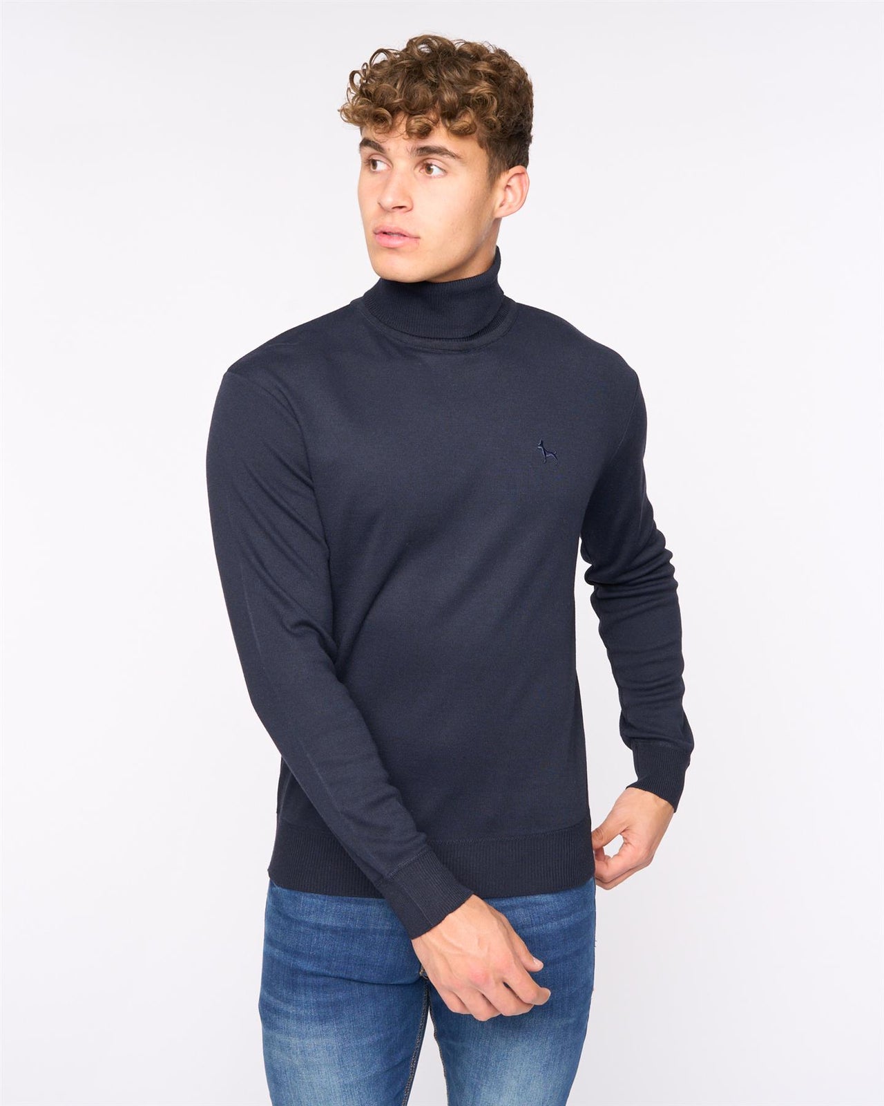 Cliveden Turtle Neck Knit Navy