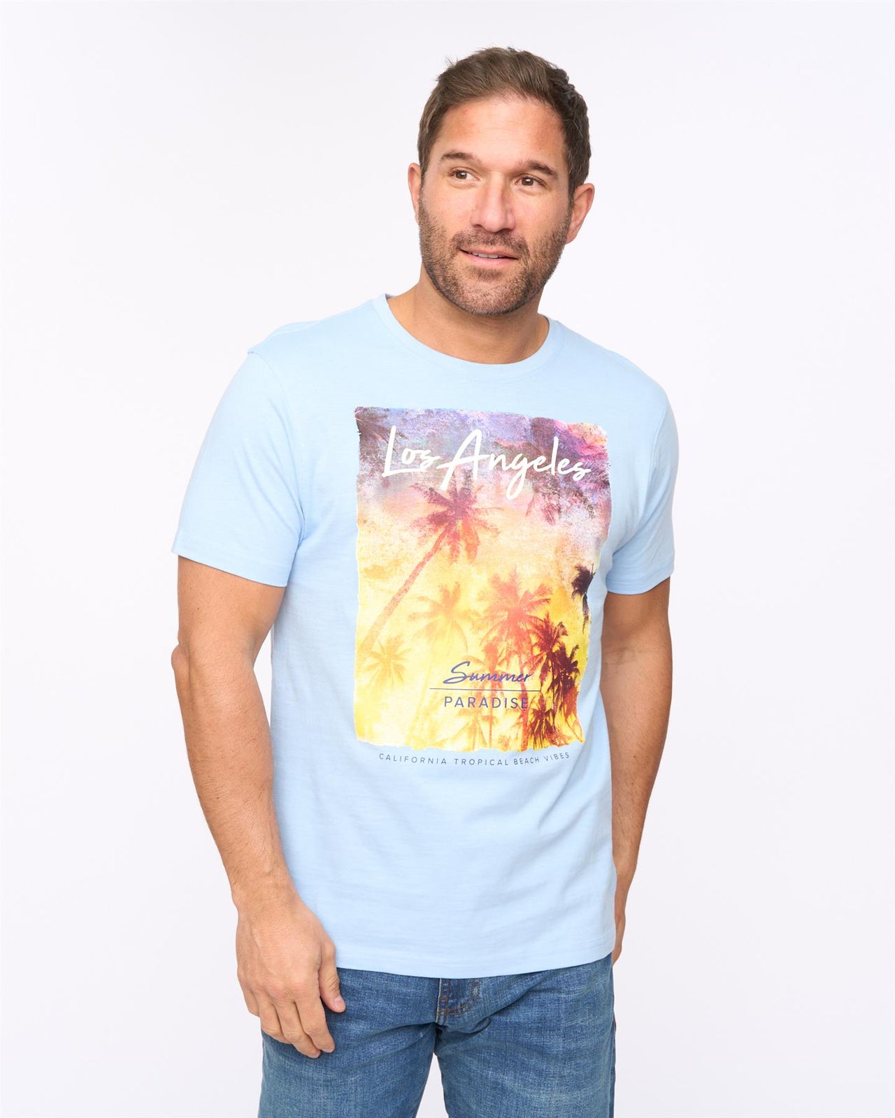 Lepalmz T-Shirt Light Blue