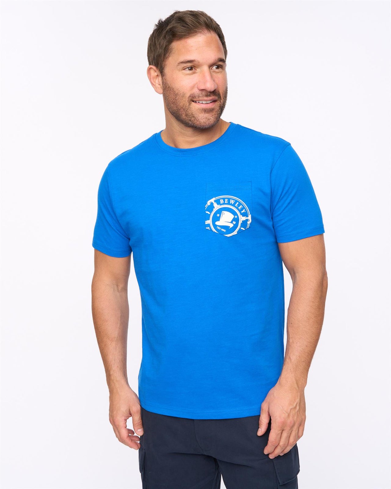 Kinson T-Shirt Mid Blue